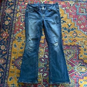 American Eagle Artist Stretch Destroyed Flares 10 R